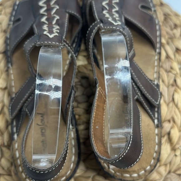 Natural Soul by Naturalizer Caleb Comfort Genuine Leather Upper Sandals - Picture 6 of 8
